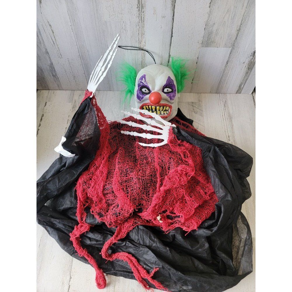 Halloween Joker clown hanging scary prop circus decor‎
